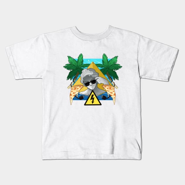 Summer Vapors (FULL IMAGE) Kids T-Shirt by imprintinginc